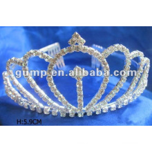 Tiara de novia de la corona de la boda (GWST12-227)